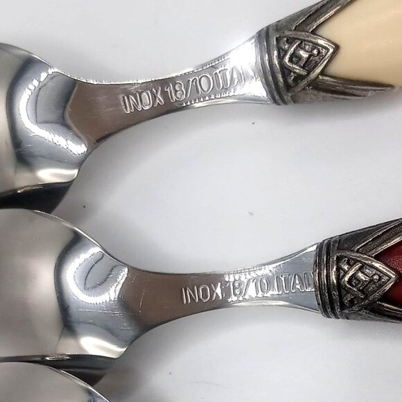 Reproduction Antique European 4-Piece Spoon Flatware Spreaders Collection Set - Picture 6 of 12